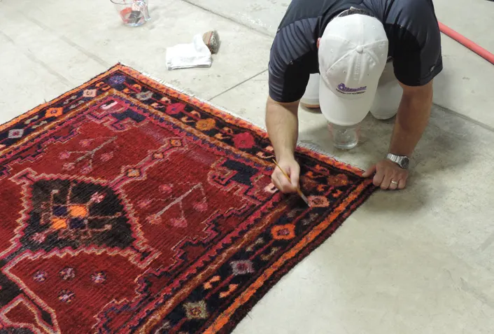 Area Rug Color Correction