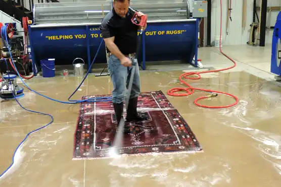 Rug Washing Process