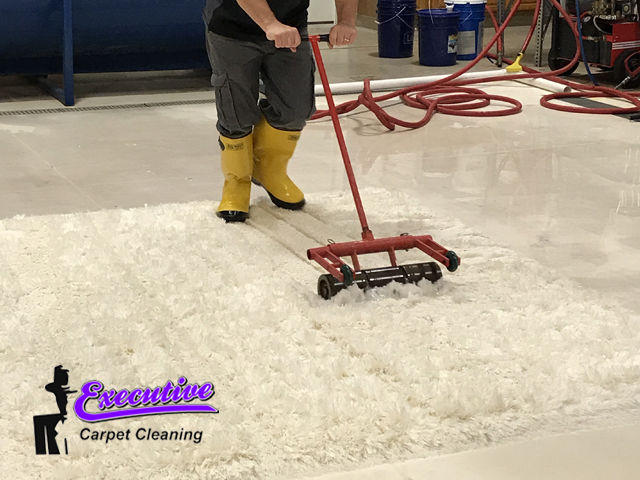 Dry carpet cleaning